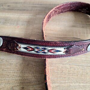 Wrangler handcrafted in Mexico Genuine top grain leather Western belt.